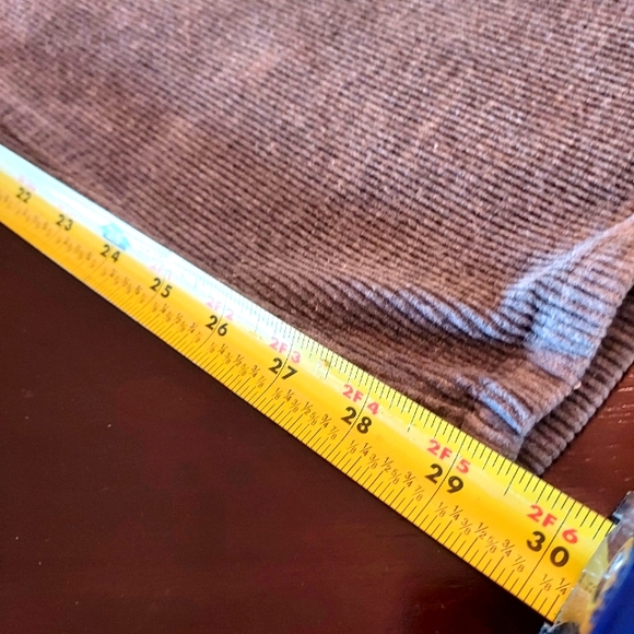 Lauren Jeans Co. by Ralph Lauren Grey Brushed Corduroy Jeans. - Picture 12 of 12